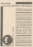 Haus Bergmann Zigarettenfabrik - Pubblicità D'epoca - 1927 Old Advert - Advertising