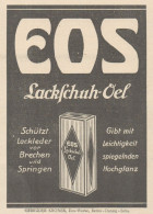 EOS Lackschuh-Oel - Pubblicità D'epoca - 1927 Old Advertising - Advertising