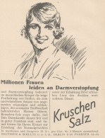 Kruschen Salz - Pubblicità D'epoca - 1927 Old Advertising - Werbung