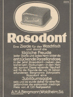 ROSODONT - Pubblicità D'epoca - 1927 Old Advertising - Advertising