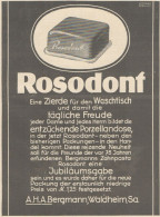 ROSODONT - Pubblicità D'epoca - 1927 Old Advertising - Publicidad