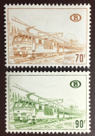 Belgium 1972 Railway Stamps Set MNH - Postfris