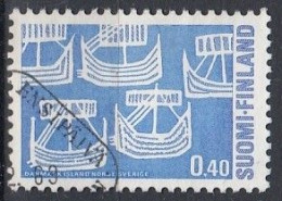 FINLAND 654,used,falc Hinged - Unclassified