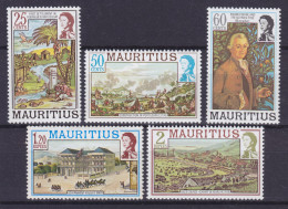 Mauritius 1978 Mi. 439, 441-42, 447, 450 IXA, Historische Ereignisse (Ohne Jahreszahl), MNH** - Maurice (1968-...)