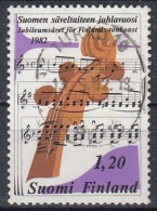 FINLAND 896,used,falc Hinged - Musik