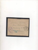 ALLEMAGNE,1917,L.A.C. PRISONNIER DE GUERRE ALLEMAND EN FRANCE,DEPOT DE TOURS (INDRE ET LOIRE) DOUBLE  CENSURE  - Prisoners Of War Mail
