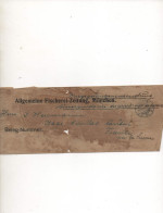 ALLEMAGNE,1915,BANDE JOURNAL OTAGE ALLEMAND EN FRANCE,AURILLAC (CANTAL) - Prisoners Of War Mail