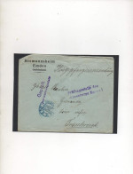 ALLEMAGNE,1915, PRISONNIER DE GUERRE ALLEMAND EN FRANCE, GUERANDE (LOIRE-ATLANTIQUE), CENSURE - Correos De Prisioneros De Guerra