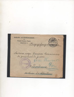 ALLEMAGNE,1915,COMMISSION PRIS. DE GUERRE-CROIX-ROUGE FRANCAISE,DES FRAUEN-VEREINS PLAUEN, CENSURE - Prisoners Of War Mail
