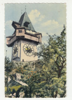 Graz Uhrturm Old Postcard Posted 1959 B240503 - Graz