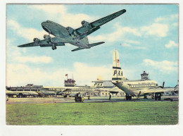 Düsseldorf Am Rhein Airport Old Postcard Posted 1961 B240503 - Vliegvelden