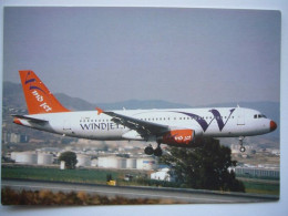 Avion / Airplane / WINDJET/ Airbus A320-11 / Seen At Malaga Airport - 1946-....: Era Moderna