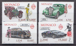 Monaco MNH Set - Voitures