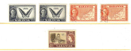 Sarawak - George VI - Elizabeth II - Neufs** Et Oblit - Sarawak (...-1963)