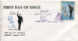 1973 Persia Independence Of Oil Industry FDC - Iran