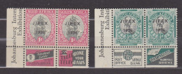 AFRIQUE DU SUD   Y & T PAIRES 77A/B/C/D BATEAU SPRINGBOX JIPEX 1936 NEUFS - Blocks & Sheetlets