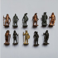 @ Lot De 11 Kinder Métal Chefs Indiens Célèbres @ - Metallfiguren