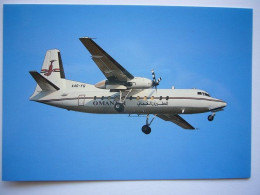 Avion / Airplane / OMAN AIR / Fokker F 27-500 / Registered As A40-FG - 1946-....: Moderne