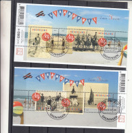 Nederland 2007 Nvph Nr 2497 + 2498., Mi Nr Blok 101 + 102, Strandpret Van Vroeger - Used Stamps