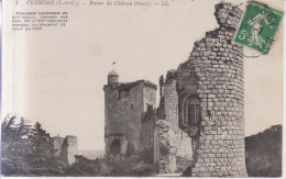 Vendome Ruines Du Chateau   1915 - Vendome