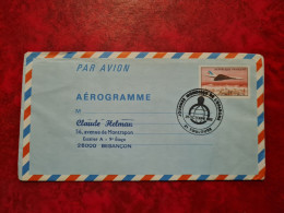 AEROGRAMME 1982 CONCORDE  TOULOUSE JOURNEE DE L'EPARGNE - Aerogrammi