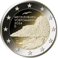 2 Euro Commemorative Allemagne 2024 Mecklembourg - Alemania