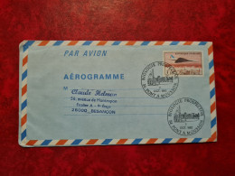 AEROGRAMME 1982 CONCORDE  PONT A MOUSSON BIOLOGIE PROSPECTIVE - Aerogramas