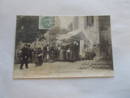 LE BROCANTAGE DE CHEVEUX EN AUVERGNE   VUE TRES ANIMEES  1904 - Auvergne