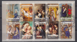 Nederland 2005 Nvph Nr V 2381 - 2390, Mi Nr KB 2359 - 2368 , Decemberzegels, Goede Doelen, Sheet - Used Stamps