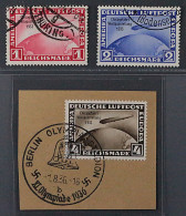 Dt. Reich  496-98,  ZEPPELIN Chikagofahrt 1933, Sauber Gestempelt, KW 1000,- € - Gebruikt