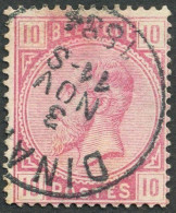 Belgium, Belgien, 1883, King Leopold, DINANT CDS - Andere & Zonder Classificatie
