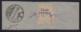 1923, CREFELD (Krefeld) 3, Gebührenmarke 275.000 Mk. Auf Briefstück, 1300,-€ - 1922-1923 Local Issues
