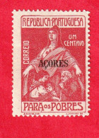 ACR0537- AÇORES 1925 IMP.POSTAL E TEEGRÁFICO Nº 5- MH - Açores