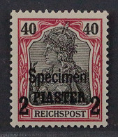 Dt. Post TÜRKEI 17 SP * Reichspost 2 Pia. Mit SPECIMEN-Aufdruck, SELTEN, 350,-€ - Turkey (offices)