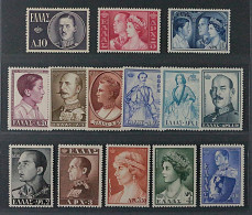 Griechenland  636-50 ** Jahrgang 1956, 15 Werte Komplett, Postfrisch, KW 140,- € - Nuevos