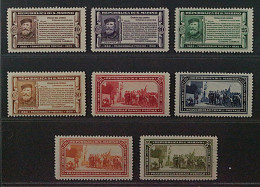 1932, SAN MARINO 184-91 * Garibaldi, 8 Werte Komplett, Originalgummi, 1300,-€ - Unused Stamps