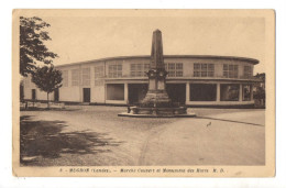 MUGRON - 40 - Landes - 2 Cartes - Le Marché Couvert Et Le Monument Aux Morts - Achat Immédiat - Peyrehorade