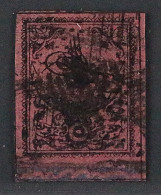 Türkei  4 II,  5 Ghr. Schwarz Auf Rosa, Sauber Gestempelt, Geprüft KW 120,- € - Used Stamps