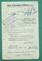 Allemagne Döbeln Saxe Rob Tümmler 49 Angers Bridonneau Métallurgie Adressée A Masteau 86 Poitiers Le 17 Février 1930 - Autres & Non Classés