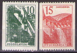 Yugoslavia 1958 - Definitive For Machines - Mi 839-840 - MNH**VF - Unused Stamps