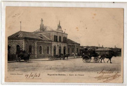 NOGENT LE ROTROU GARE DE L OUEST TRES ANIMEE - Nogent Le Rotrou