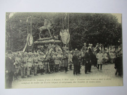 Cpa...fete Nationale De Jeanne D'arc A Nantes..8 Mai 1921..le Défilé Des écoles Laiques Et Religieuses,des Sociétés.. - Nantes