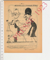 Publicité Collet-Rozier Collet-Mouchot Troyes Humour Dessin Viardot Commerce Boucherie Campagne Baisse Des Prix Boucher - Ohne Zuordnung