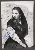 Fotografia Con Autografo Dell'attrice Cosetta Greco - 1954 - Otros & Sin Clasificación