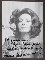 Autografo Della Cantante Lirica Soprano Raina Kabaivanska - Anni '60 - Andere & Zonder Classificatie