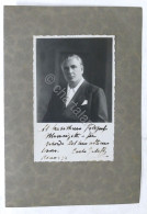 Fotografia Con Autografo Del Baritono Carlo Galeffi - 1934 - Otros & Sin Clasificación