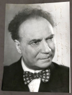 Fotografia Con Autografo Dell'attore Angelo Musco - 1937 - Autres & Non Classés