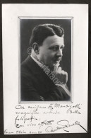 Fotografia Con Autografo Del Compositore Amilcare Zanella - 1929 - Autres & Non Classés