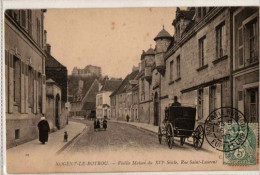 NOGENT LE ROTROU RUE SAINT LAURENT VIEILLES MAISONS ANIMEE - Nogent Le Rotrou