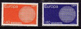 Andorre Francaise - 1970 - Europa   -Neufs** - MNH  - - Unused Stamps